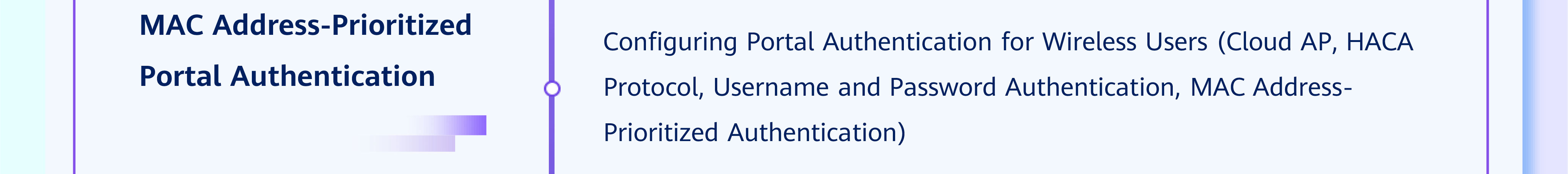 Imaster Nce Campus Mac Address Prioritized Portal Authentication